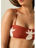 Bikini bandeau piñas